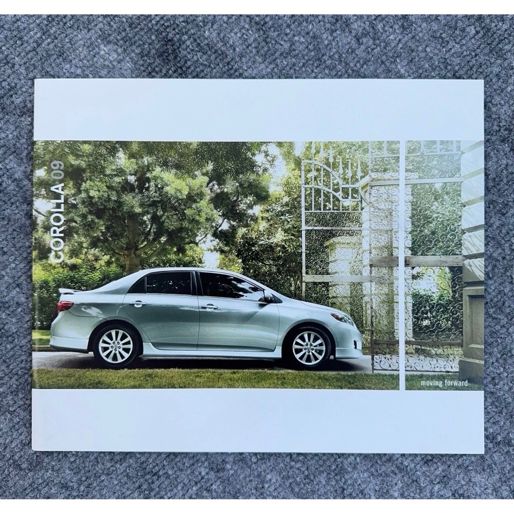 2009‎ Toyota Corolla Sales Brochure Original Dealer Catalog 09 Sedan Specs